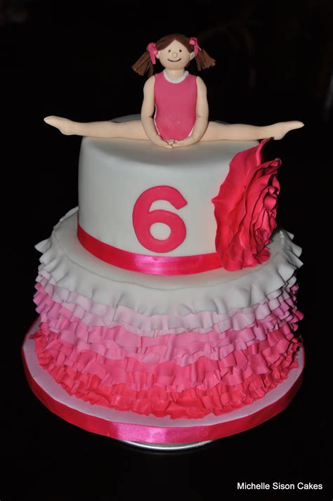 birthday gymnastics cake